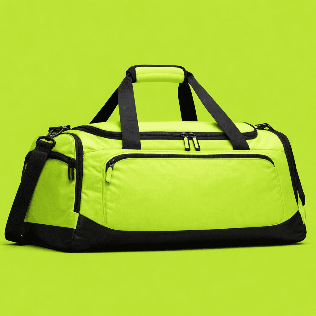 Athletes training on a dark running track